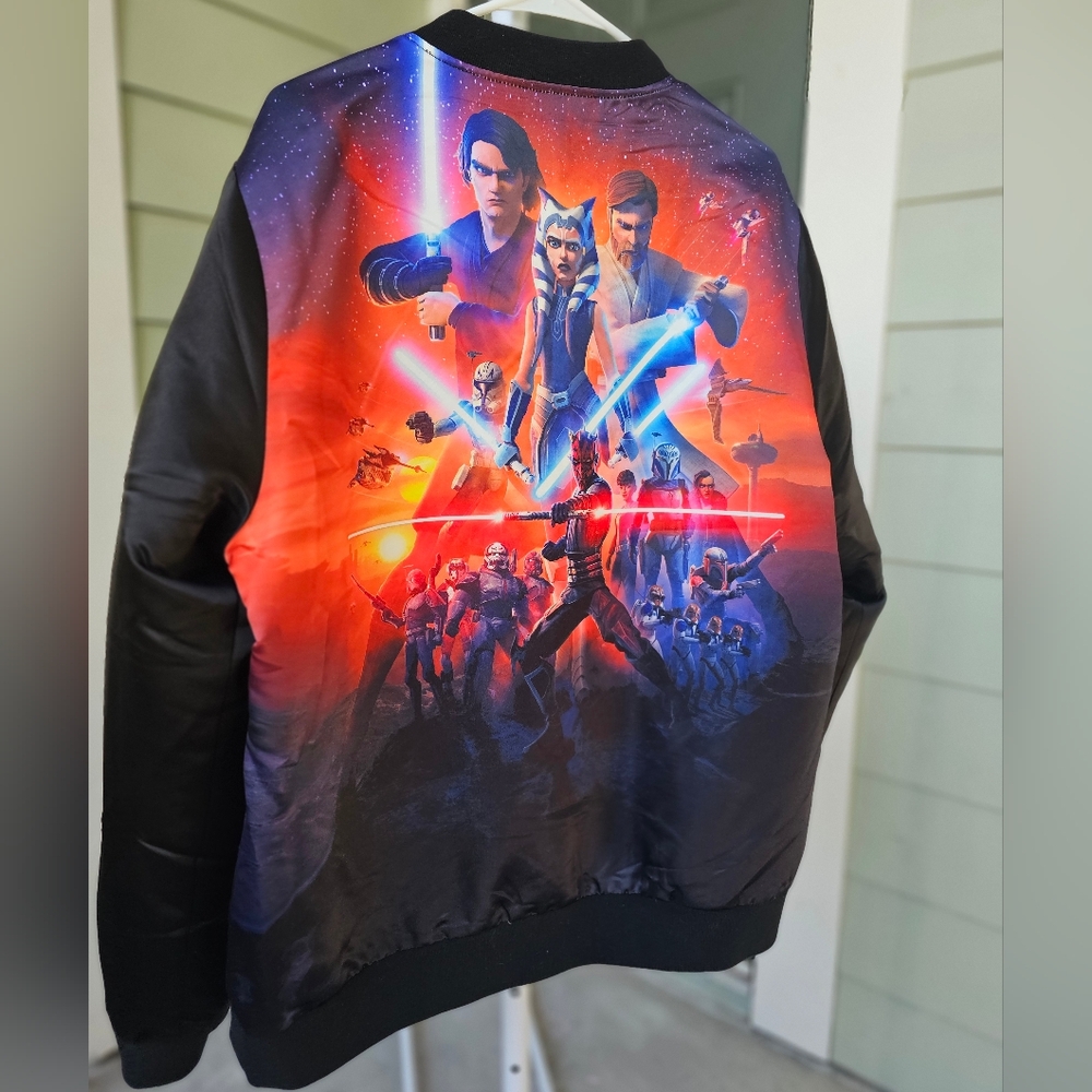 Our Universe Star Wars Clone Wars Bomber Jacket L